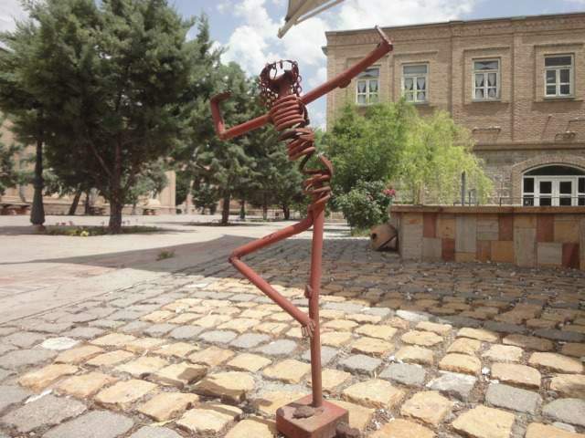 Metal Sculpture-Azarbaijan Dance - Shiva Seyedi